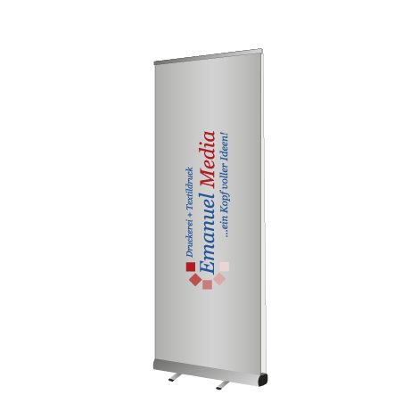 Roll-Up Double | B 85 cm x H 200 cm | beidseitig bedruckt